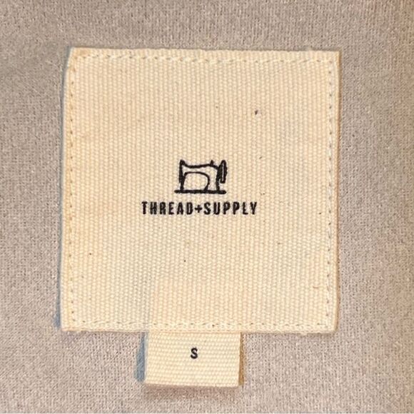 Thread & Supply faux suede Wrap Jacket cardigan excellent condition size small - Picture 4 of 6